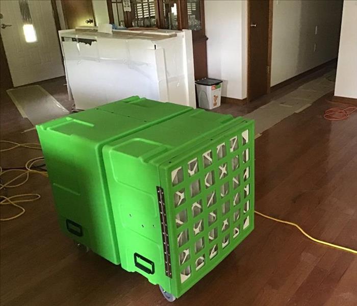 picture of green HEPA Air Scrubber